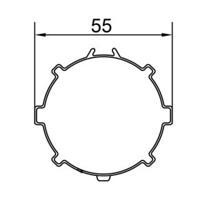 Bague moteur Nice 45 pour tube Soprofen AX50 – Image 3